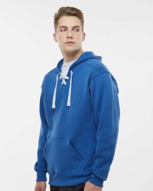 J. America Men's Sport Lace Hooded Sweatshirt - Image 55