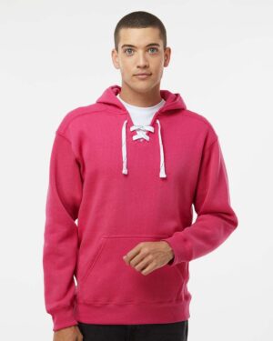 J. America Men's Sport Lace Hooded Sweatshirt - Image 72
