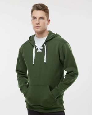 J. America Men's Sport Lace Hooded Sweatshirt - Image 22