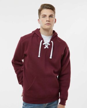 J. America Men's Sport Lace Hooded Sweatshirt - Image 28