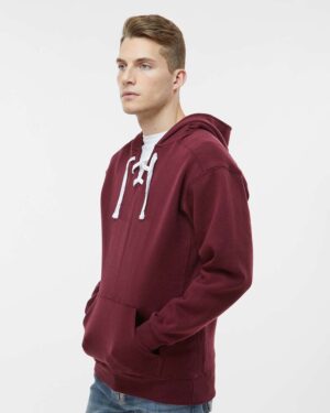 J. America Men's Sport Lace Hooded Sweatshirt - Image 29