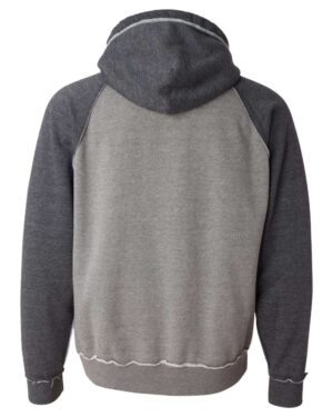 J. America Men's Vintage Heather Hooded Sweatshirt - Image 32
