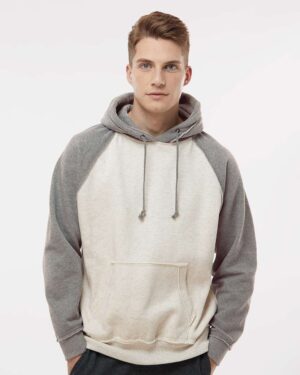 J. America Men's Vintage Heather Hooded Sweatshirt - Image 16