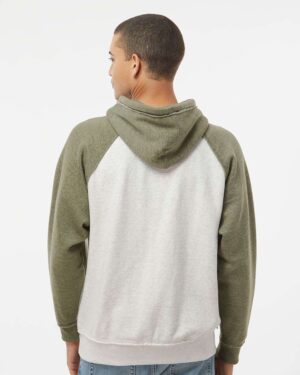 J. America Men's Vintage Heather Hooded Sweatshirt - Image 6