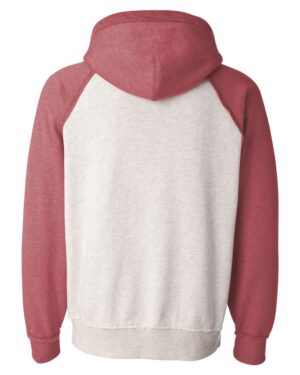 J. America Men's Vintage Heather Hooded Sweatshirt - Image 8