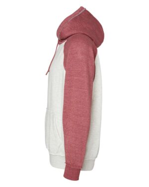 J. America Men's Vintage Heather Hooded Sweatshirt - Image 9
