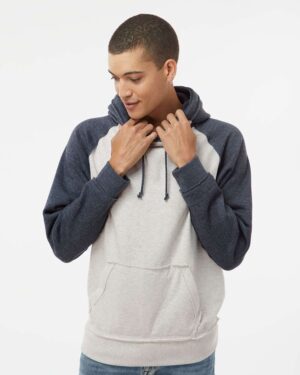 J. America Men's Vintage Heather Hooded Sweatshirt - Image 22