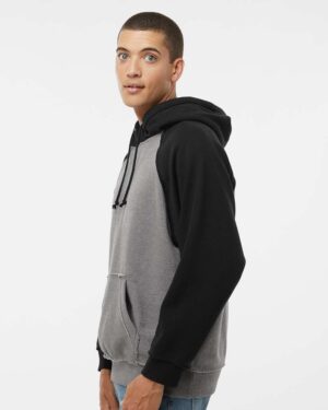 J. America Men's Vintage Heather Hooded Sweatshirt - Image 29