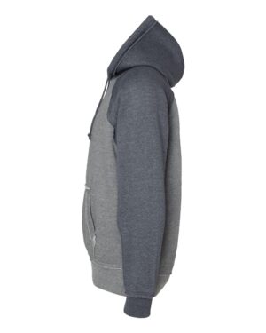 J. America Men's Vintage Heather Hooded Sweatshirt - Image 45