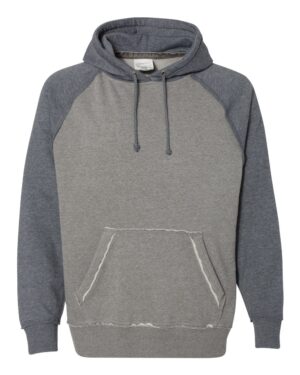 J. America Men's Vintage Heather Hooded Sweatshirt - Image 43