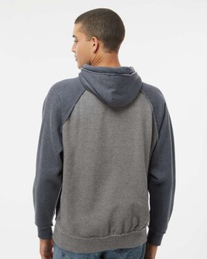 J. America Men's Vintage Heather Hooded Sweatshirt - Image 48