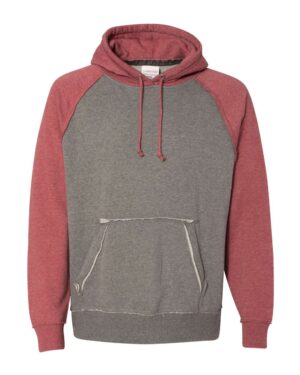 J. America Men's Vintage Heather Hooded Sweatshirt - Image 37