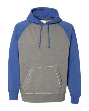 J. America Men's Vintage Heather Hooded Sweatshirt - Image 49