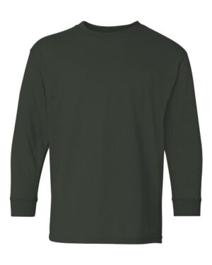 Gildan Youth Heavy Cotton™ Long Sleeve T-Shirt - Image 7