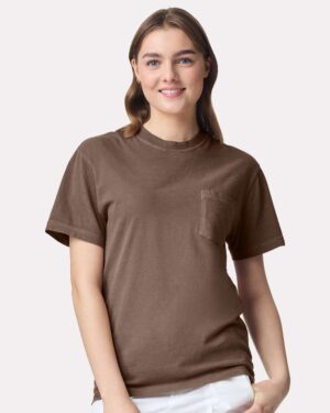 Comfort Colors Unisex Garment-Dyed Heavyweight Pocket T-Shirt - Image 67