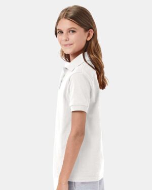 Hanes Youth EcoSmart® Jersey Polo - Image 47