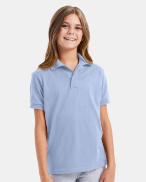 Hanes Youth EcoSmart® Jersey Polo - Image 28