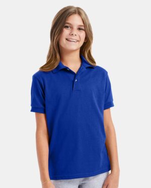 Hanes Youth EcoSmart® Jersey Polo - Image 22