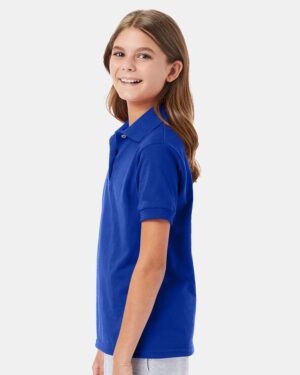 Hanes Youth EcoSmart® Jersey Polo - Image 23