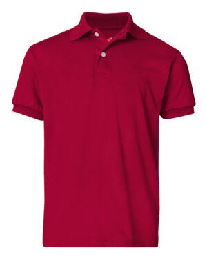 Hanes Youth EcoSmart® Jersey Polo - Image 13