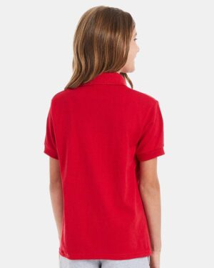 Hanes Youth EcoSmart® Jersey Polo - Image 18