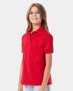 Hanes Youth EcoSmart® Jersey Polo - Image 17