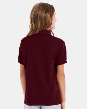 Hanes Youth EcoSmart® Jersey Polo - Image 36