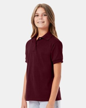 Hanes Youth EcoSmart® Jersey Polo - Image 35