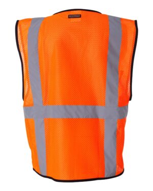 Kishigo Unisex Economy Mesh 6-Pocket Vest - Image 6