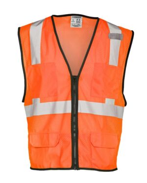 Kishigo Unisex Economy Mesh 6-Pocket Vest - Image 4