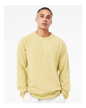 BELLA + CANVAS Unisex Sponge Fleece Raglan Crewneck Sweatshirt - Image 100