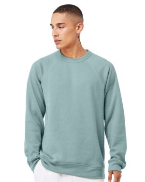 BELLA + CANVAS Unisex Sponge Fleece Raglan Crewneck Sweatshirt - Image 124