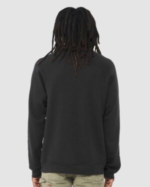 BELLA + CANVAS Unisex Sponge Fleece Raglan Crewneck Sweatshirt - Image 255
