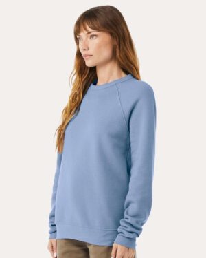 BELLA + CANVAS Unisex Sponge Fleece Raglan Crewneck Sweatshirt - Image 176