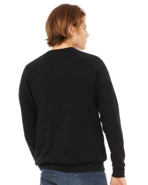 BELLA + CANVAS Unisex Sponge Fleece Raglan Crewneck Sweatshirt - Image 30