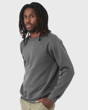 BELLA + CANVAS Unisex Sponge Fleece Raglan Crewneck Sweatshirt - Image 11