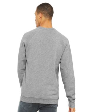 BELLA + CANVAS Unisex Sponge Fleece Raglan Crewneck Sweatshirt - Image 18
