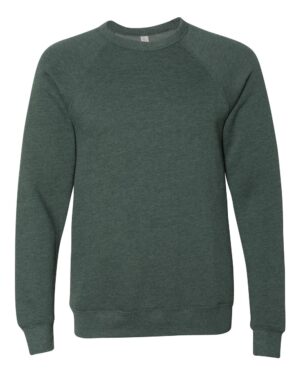 BELLA + CANVAS Unisex Sponge Fleece Raglan Crewneck Sweatshirt - Image 139