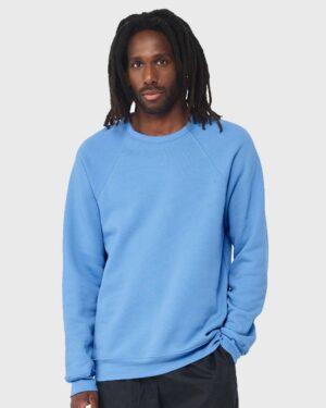 BELLA + CANVAS Unisex Sponge Fleece Raglan Crewneck Sweatshirt - Image 61