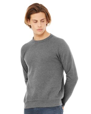 BELLA + CANVAS Unisex Sponge Fleece Raglan Crewneck Sweatshirt - Image 82
