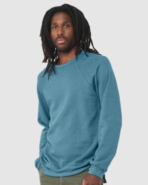 BELLA + CANVAS Unisex Sponge Fleece Raglan Crewneck Sweatshirt - Image 131
