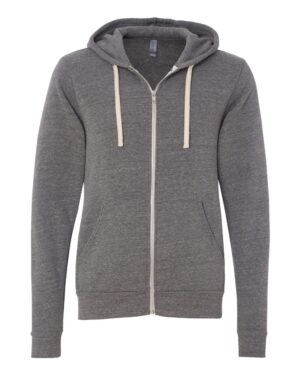 BELLA + CANVAS Unisex Triblend Sponge Fleece Full-Zip Hoodie Sweatshirt - Image 7