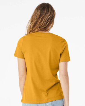 BELLA + CANVAS Women’s Relaxed Jersey V-Neck Tee - Image 42