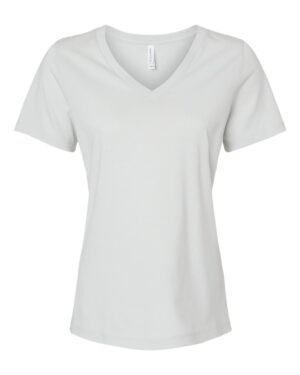BELLA + CANVAS Women’s Relaxed Jersey V-Neck Tee - Image 58
