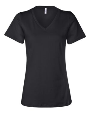 BELLA + CANVAS Women’s Relaxed Jersey V-Neck Tee - Image 7