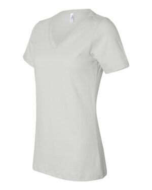 BELLA + CANVAS Women’s Relaxed Jersey V-Neck Tee - Image 80
