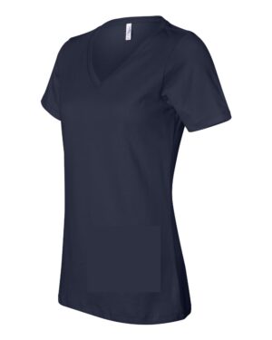 BELLA + CANVAS Women’s Relaxed Jersey V-Neck Tee - Image 50