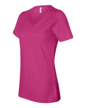 BELLA + CANVAS Women’s Relaxed Jersey V-Neck Tee - Image 5