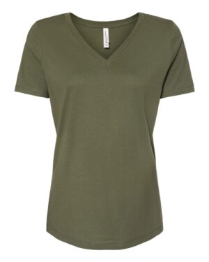 BELLA + CANVAS Women’s Relaxed Jersey V-Neck Tee - Image 31