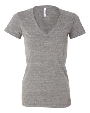 BELLA + CANVAS Women’s Triblend Deep V-Neck Tee - Image 10